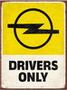 Magnet Opel Drivers Only