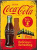 Magnet Coca Cola In bottles yellow