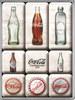 Magnet Set Coca Cola Bottle Timeline