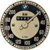 BMW Tachomter Logo rund Ble3chschild
