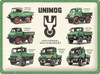 Daimler Truck Unimog Blechschild