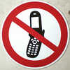 Hinweisschild Handy verboten Kunststoff