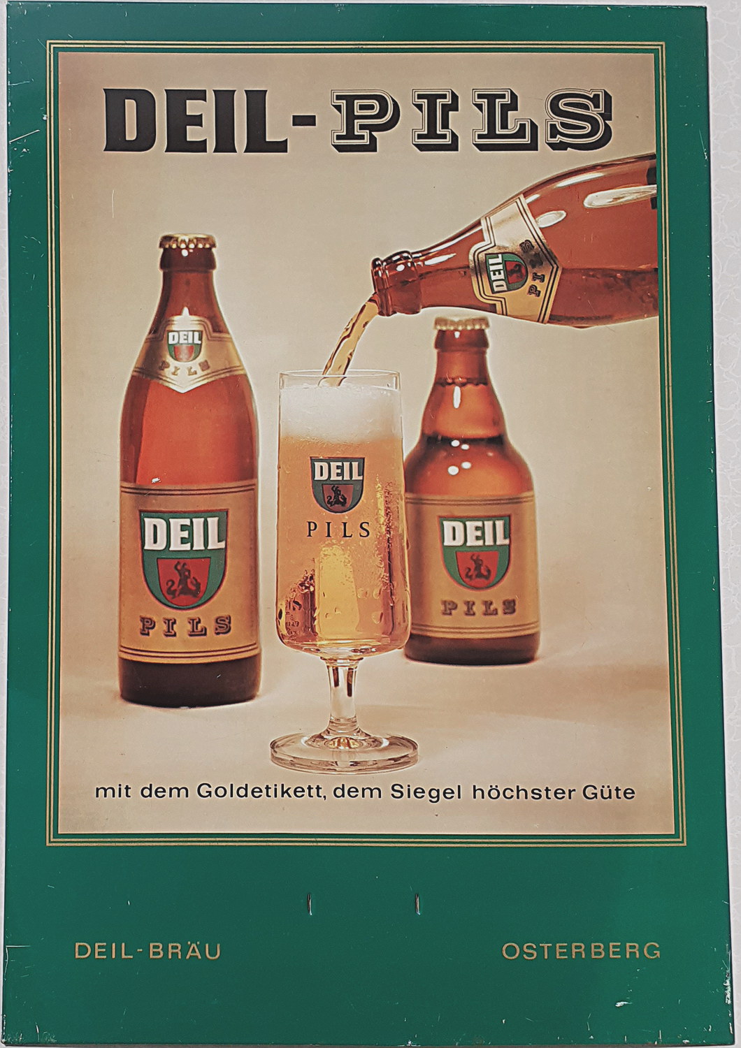 Deil - Pils Blechschild - alte Originale