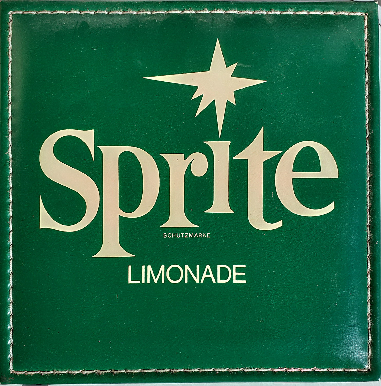 Sprite Kunstlederschild - alte Originale