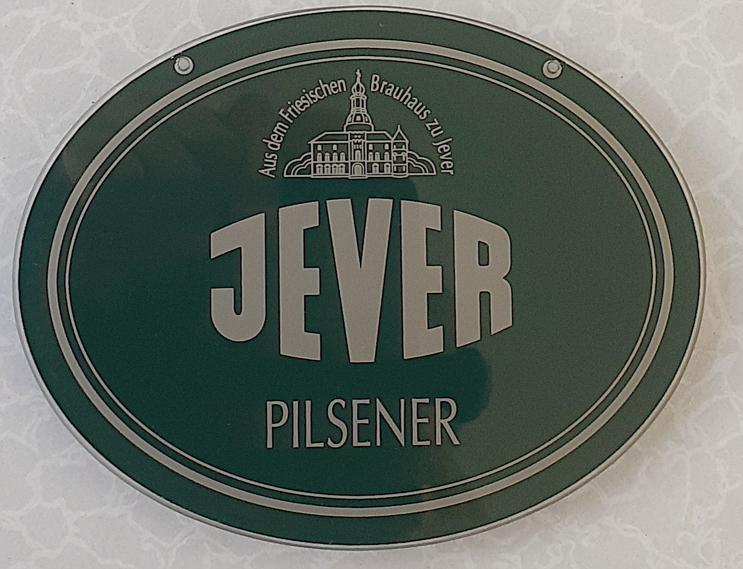 Jever Pilsner Zapfhahnschild - alte Originale