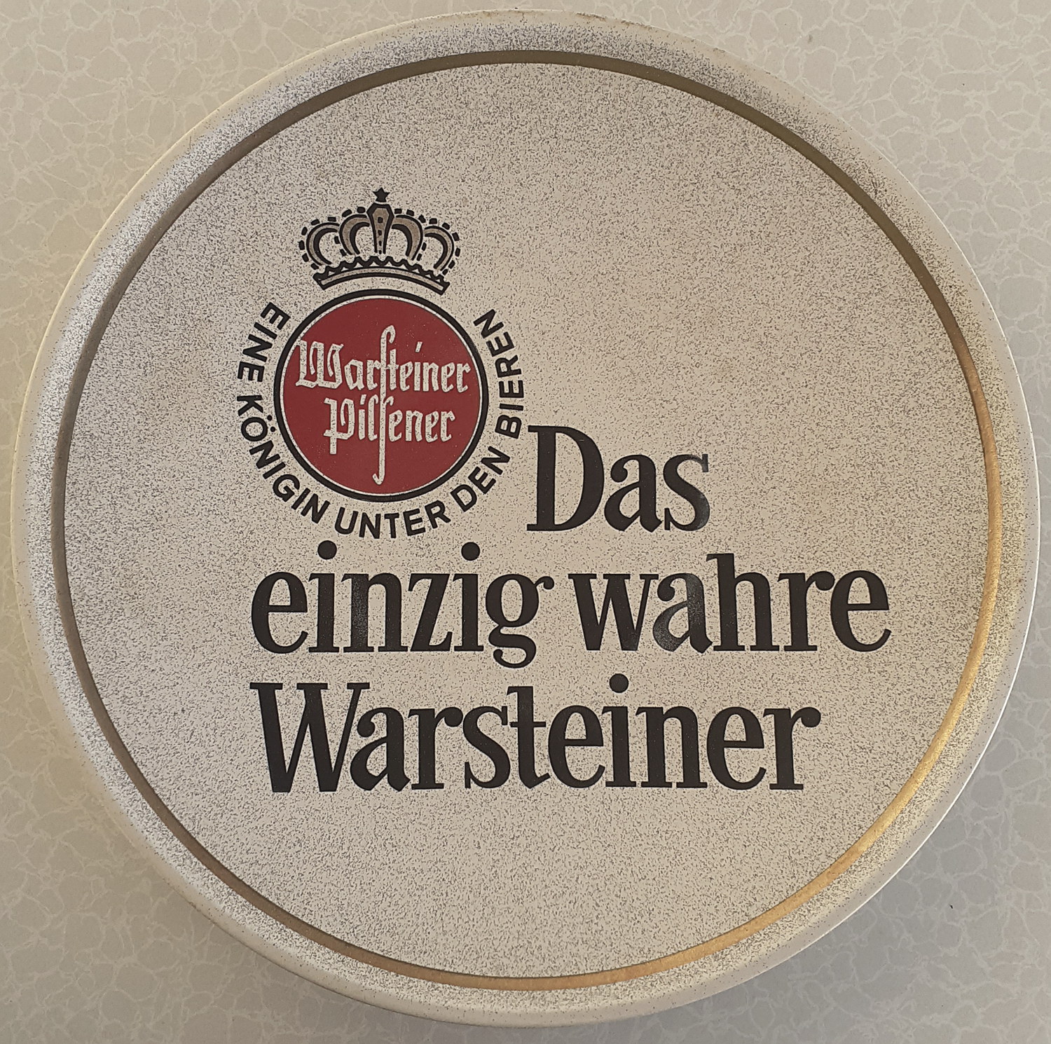 Warsteiner Pilsener Wandteller - alte Originale