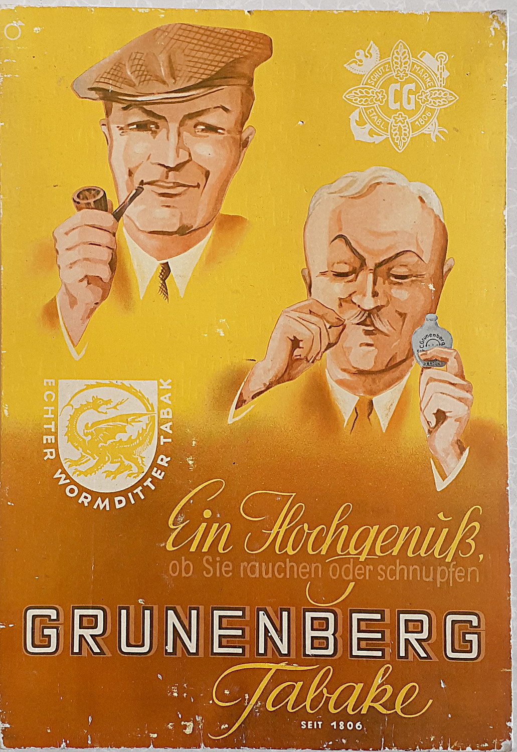 Grunenberg Tabake - alte Originale