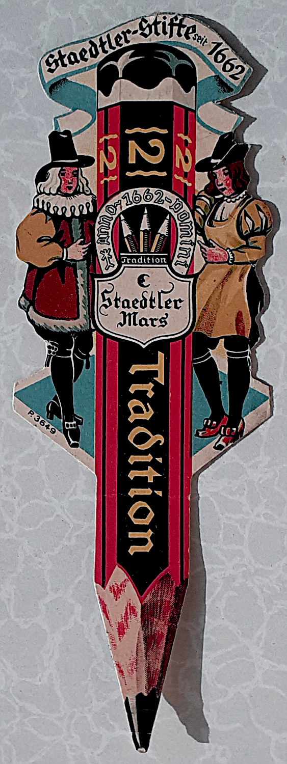 Staedtler-Stifte Pappschildchen - alte Originale