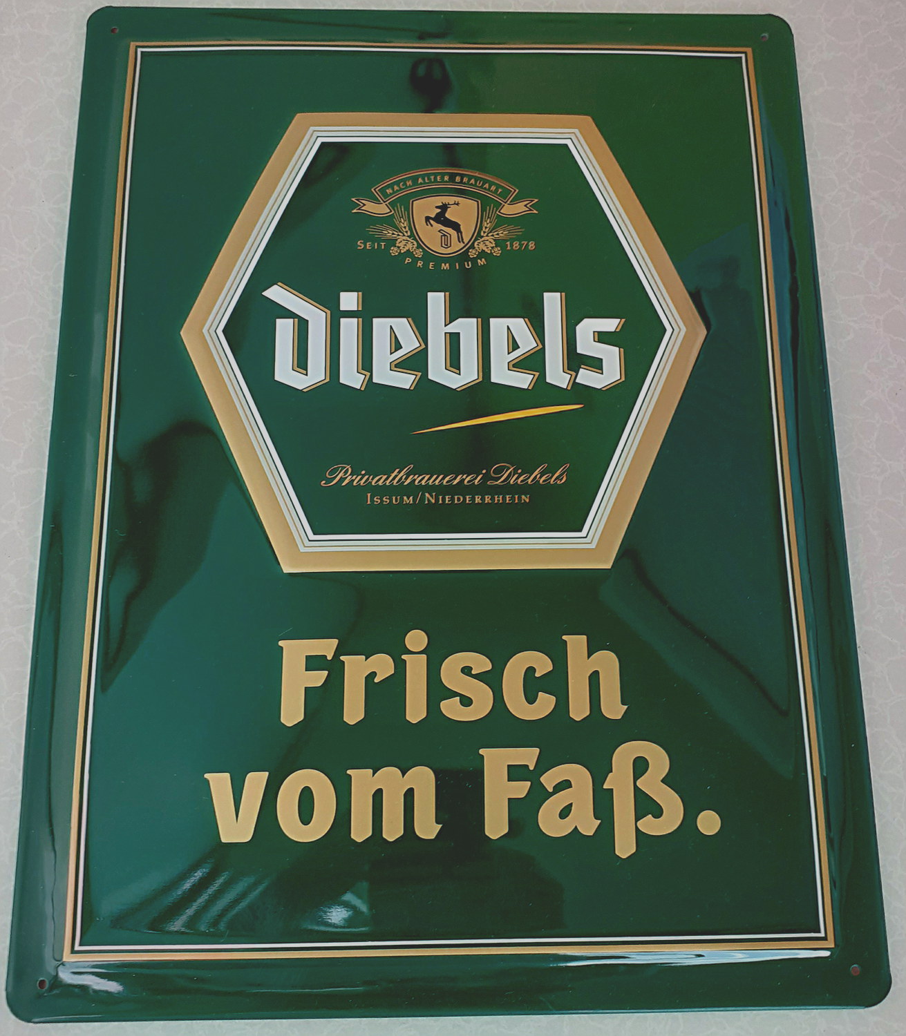 Diebels Blechschild - alte Originale