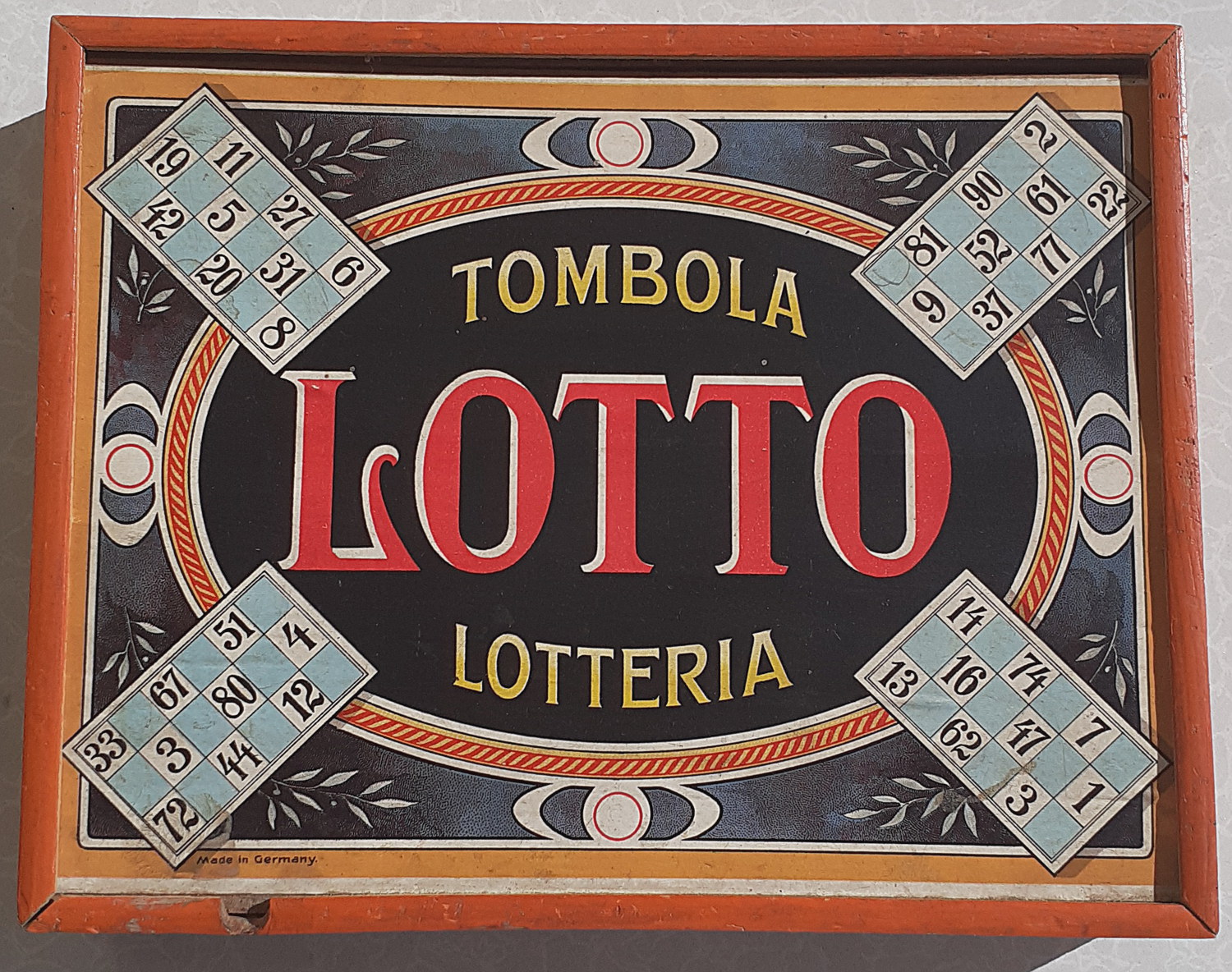 Lotto Tombola Lotteria - alte Originale