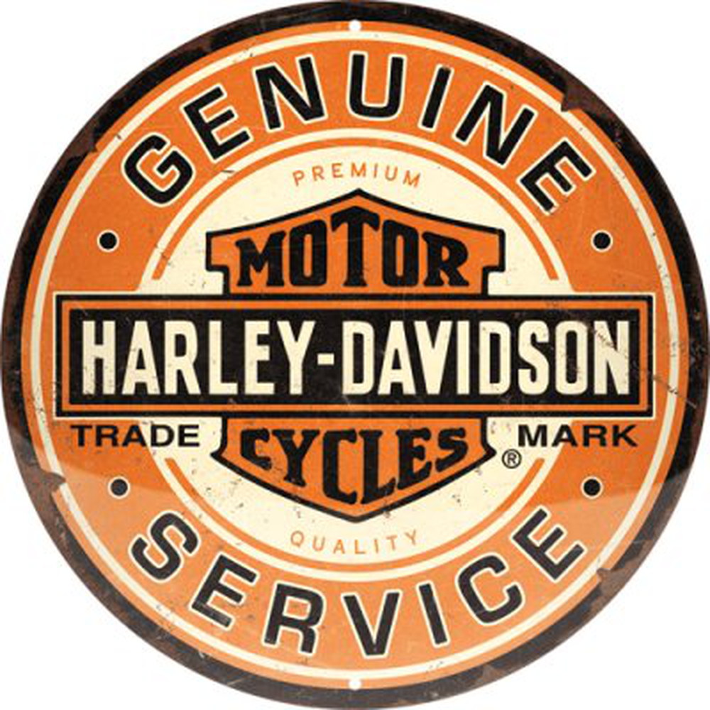 Harley-Davidson - Genuine Service, rund - Motorrad