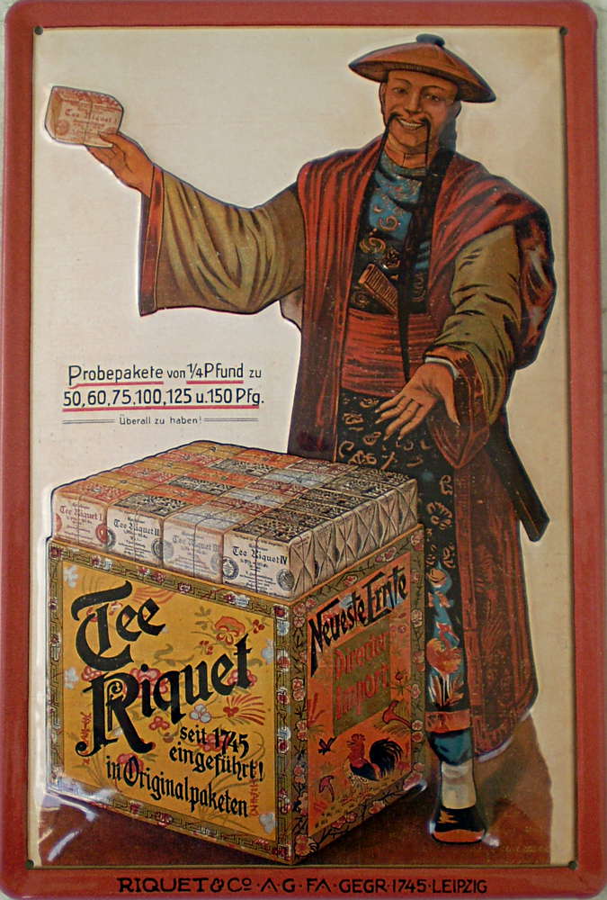 Riquet * Tee * Blechschilder - Getr&auml;nke