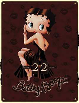 Kalender * Betty Boop - braun * - Papp-Kalender
