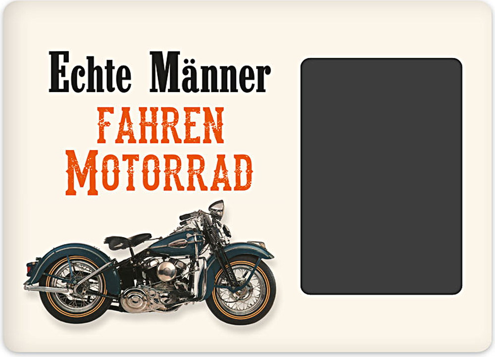 Kultrahmen Echte M&auml;nner fahren Motorrad - Kultrahmen