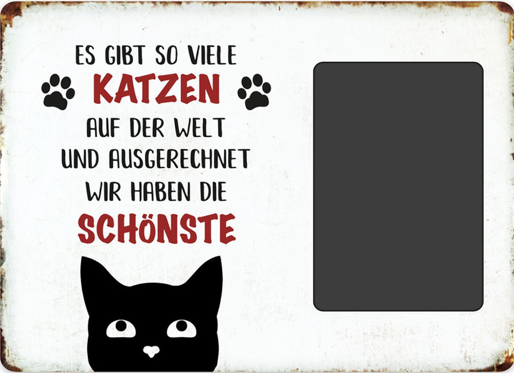 Kultrahmen Sch&ouml;nste Katze - Kultrahmen