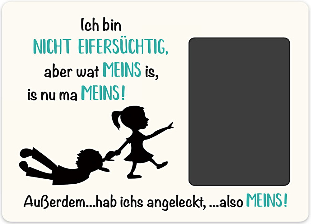 Kultrahmen Meins! M&auml;dchen - Kultrahmen