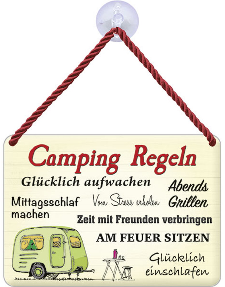 Kult-H&auml;nger Camping Regeln - Kult-H&auml;nger