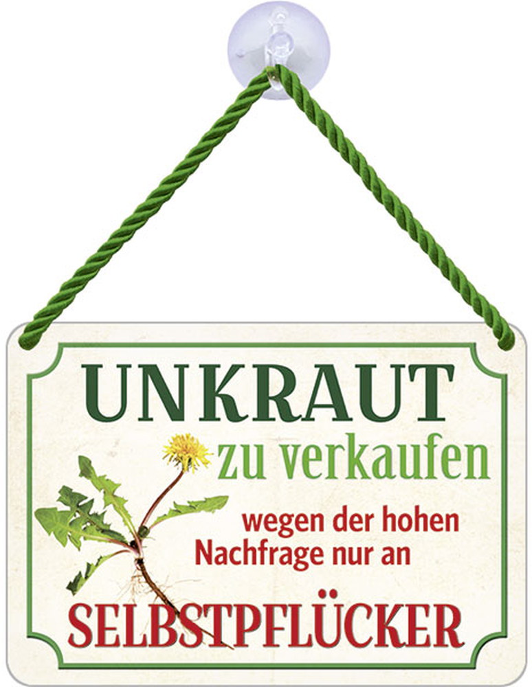 Kult-H&auml;nger Unkraut zu verkaufen - Kult-H&auml;nger