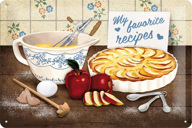 Home Bakery - Blechschilder - Lebensmittelmotive