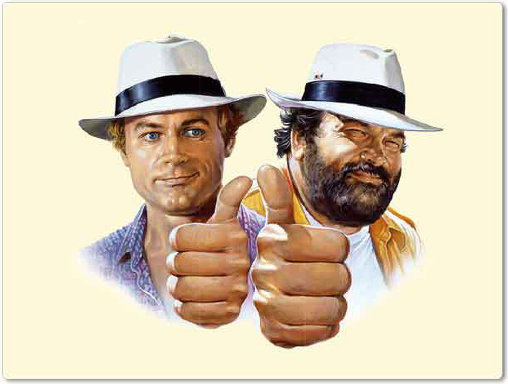 Magnet Spencer/Hill - Daumen hoch - Magnete mit Werbemotiven