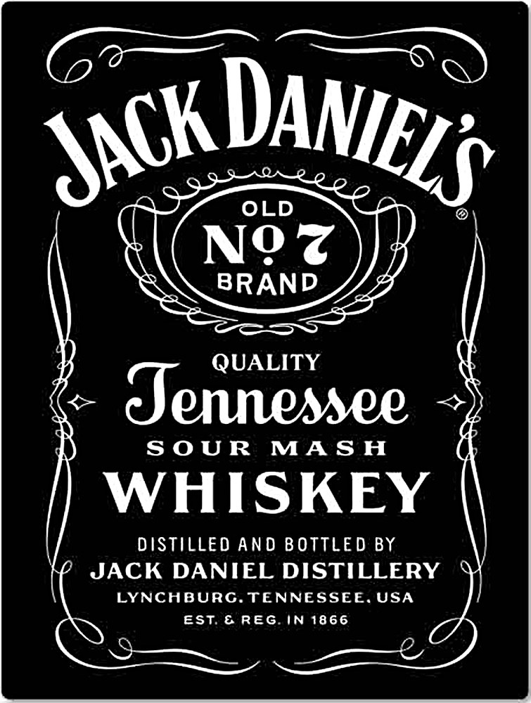 Magnet Jack Daniels Full Label - Magnete mit Werbemotiven
